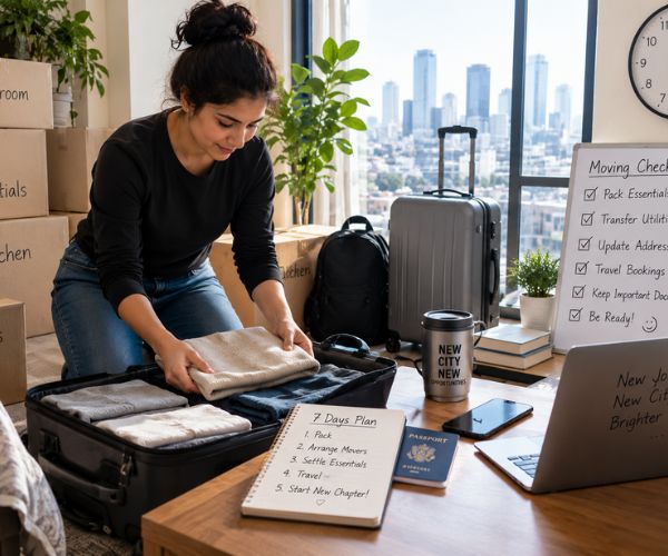 How to Move Cities When Your New Job Starts in 7 Days